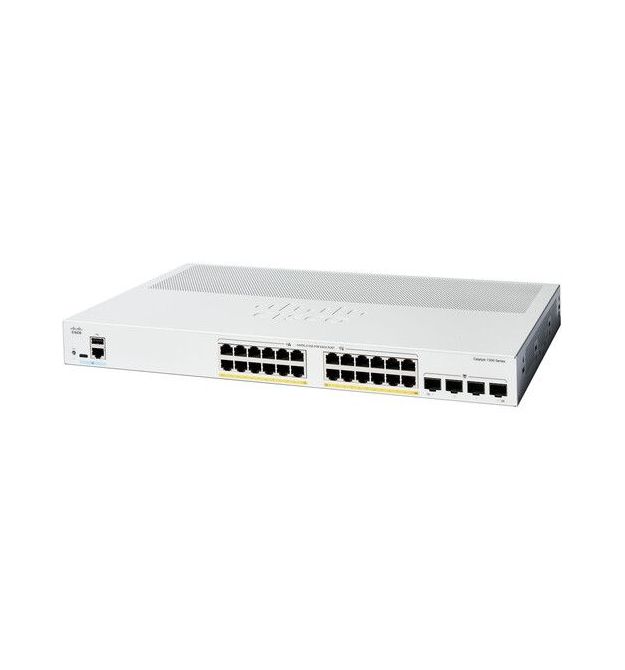 Cisco Коммутатор Catalyst 1300 24xGE, PoE, 4x1G SFP