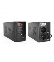 ИБП Ritar RTM600 (360W) Proxima-L, LED, AVR, 2st, 2xSCHUKO socket, 1x12V7Ah, metal Case ( 300 х 85 х140 ) Q4