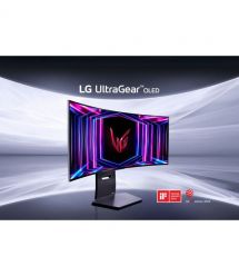 LG Монитор 34" 34GS95QE-B 2xHDMI, DP, USB, Audio, OLED, 3440x1440, 240Hz, 0.03ms, DCI-P3 98.5%, G-SYNC, FreeSync, Adaptiv