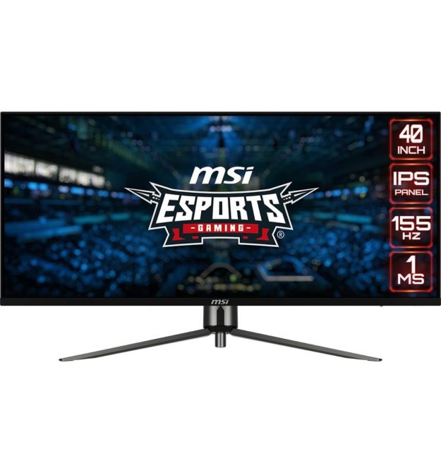 MSI Монитор 40" MAG401QR 2xHDMI, DP, USB-C, 2xUSB, Audio, IPS, 3440x1440, 21:9, 155Hz, 1ms, sRGB 118%, AdaptiveSync, HDR400