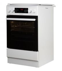 Hansa Плита комби, 65л, 50x60см, дисплей, конвекция, чугун, белый
