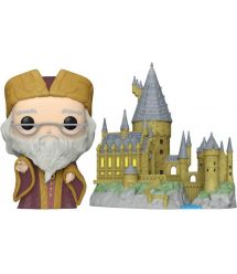 Funko Фигурка Funko POP Town: Harry Potter - Dumbledore w/Hogwarts
