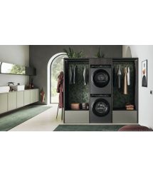 Haier Сушильная машина тепловой насос, 9кг, A+++, 59,5см, дисплей, пар, серебристый