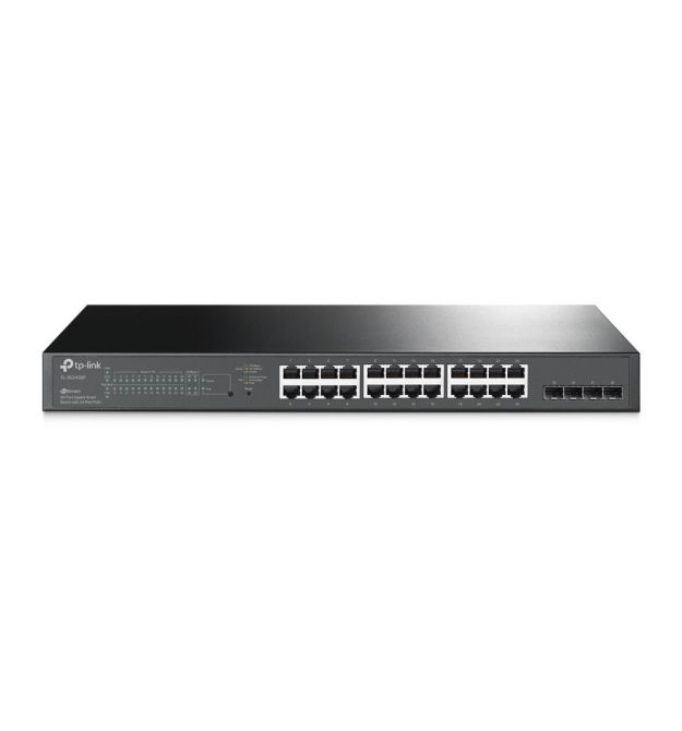 TP-Link Коммутатор SG2428P 24xGE (24xPoE), 4xSFP, 250Вт, WebSmart