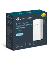TP-Link Коммутатор SG2008P 4xGE (4xPoE), 64W, 1xGE uplink (1xPoe), WebSmart, outdoor