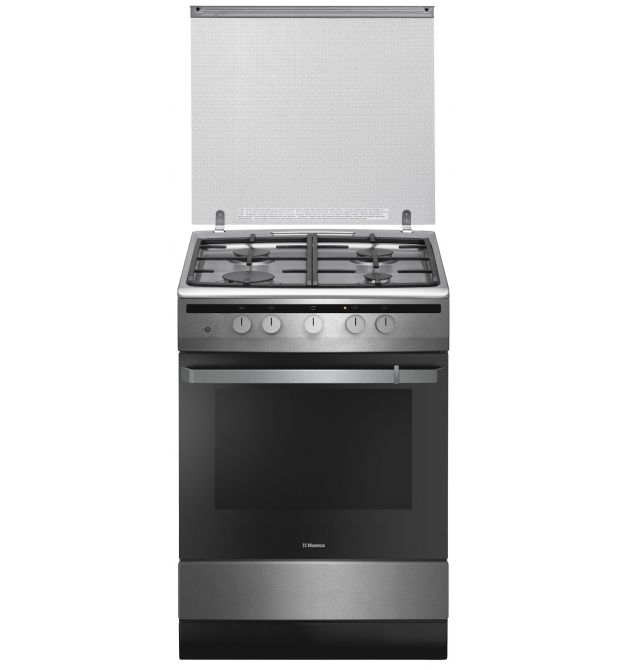 Hansa Плита газовая, 56л, 60x60см, чугун, нерж
