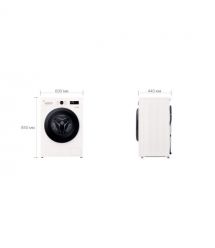 LG Стиральная машина, фронтальная, 6 кг, A+++, белый