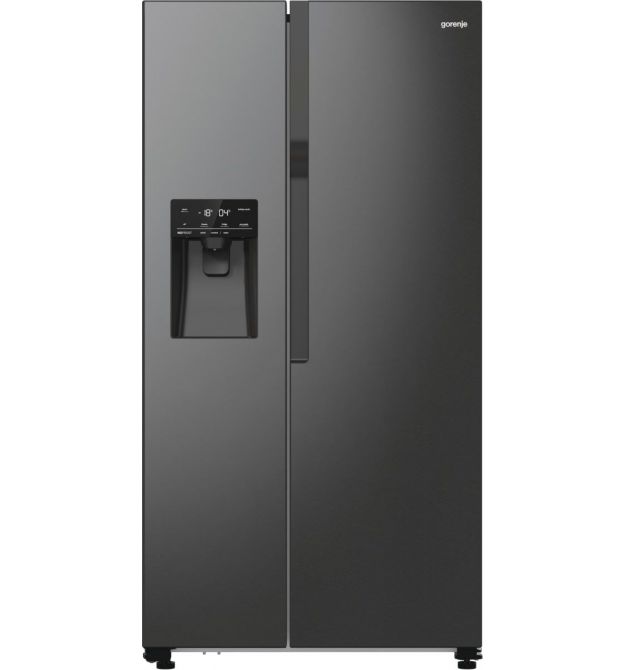 Gorenje Холодильник SBS, 179х70х92см, 2 дв., 376(190)л, А++, NF+, Инв. , Зона св-ти, диспен