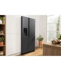 Gorenje Холодильник SBS, 179х70х92см, 2 дв., 376(190)л, А++, NF+, Инв. , Зона св-ти, диспен