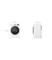 LG Стиральная машина, фронтальная, 7 кг, A+++, белый