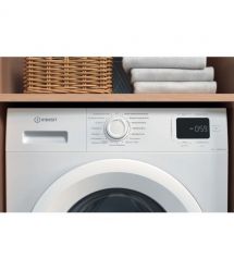 Indesit Стиральная машина фронтальная, 6кг, 1000, A+++, 44.6см, дисплей, пар, инвертор, белый