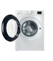 Indesit Стиральная машина фронтальная, 6кг, 1200, A+++, 44.6см, дисплей, пар, инвертор, люк черный, белый