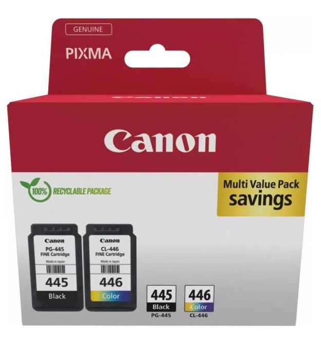 Canon Комплект No.445: Картридж Canon PG-445 Bk/CL-446 цв. Multi Pack