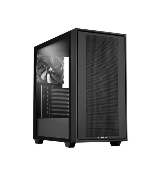 Chieftec Корпус Gaming Night Hunter, без БП, 2xUSB3.0, 1xUSB3.2 Gen2 Type-C, 4x140мм, VGA 425мм, LCS ready, TG Si