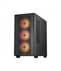 Chieftec Корпус Gaming Hunter 3, без БП, 2xUSB3.0, 1xUSB3.2 Gen2 Type-C, 4x120мм ARGB, VGA 425мм, LCS ready, TG S