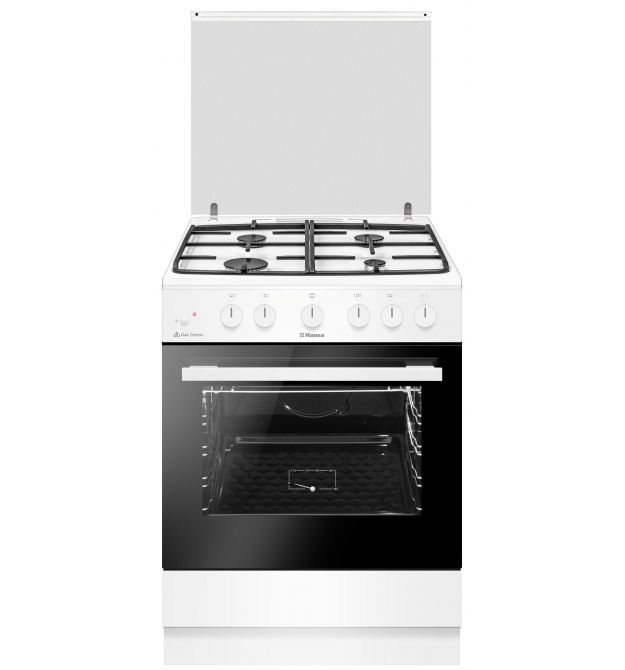 Hansa Плита газовая, 71л, 60x60см, чугун, белый
