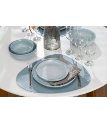 ARDESTO Тарелка суповая Loreto, 1150мл, 20см, фарфор, голубой