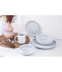 ARDESTO Салатник Loreto, 650мл, 15.5см, фарфор, голубой