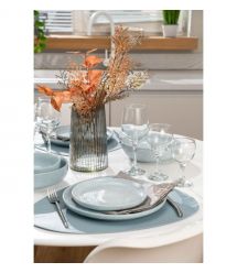 ARDESTO Салатник Loreto, 650мл, 15.5см, фарфор, голубой