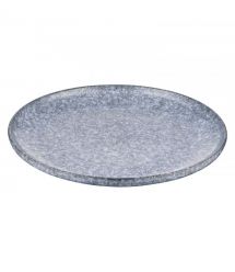 ARDESTO Тарелка обеденная Loreto, 27см, фарфор, серый