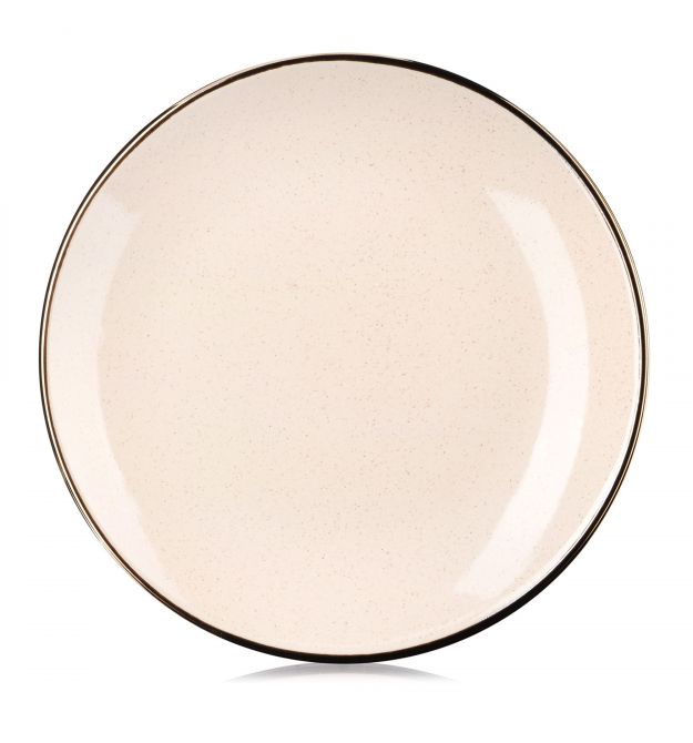 ARDESTO Тарелка десертная Emilia, 20см, керамика, бежевый