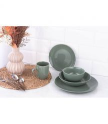 ARDESTO Салатник Capri, 510мл, 13.8см, фарфор, зеленый