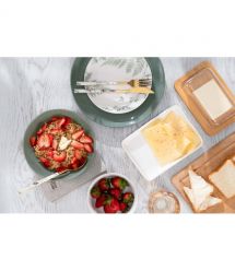 ARDESTO Салатник Capri, 510мл, 13.8см, фарфор, зеленый