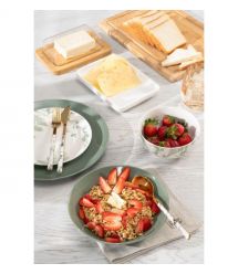 ARDESTO Салатник Capri, 510мл, 13.8см, фарфор, зеленый