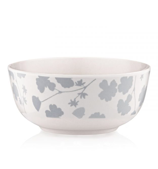 ARDESTO Салатник Capri, 510мл, 13.8см, фарфор, бело-голубой