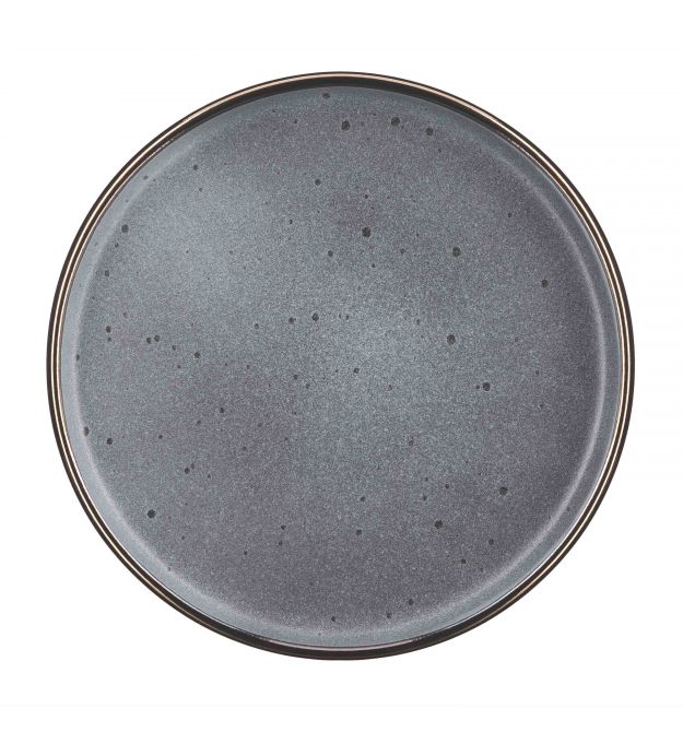 ARDESTO Тарелка десертная Fasano, 19.6см, керамика, серый темный
