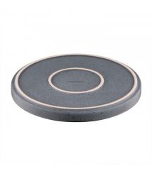 ARDESTO Тарелка десертная Fasano, 19.6см, керамика, серый темный