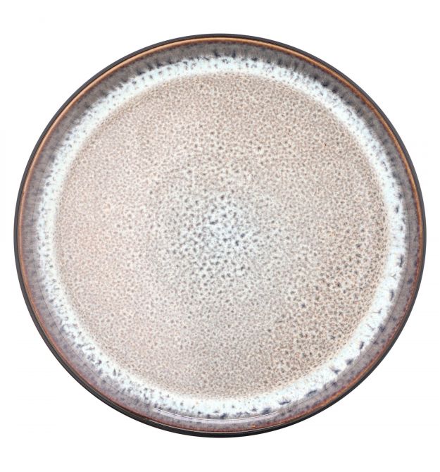 ARDESTO Тарелка десертная Bolzano, 20.3см, керамика, черно-коричневый