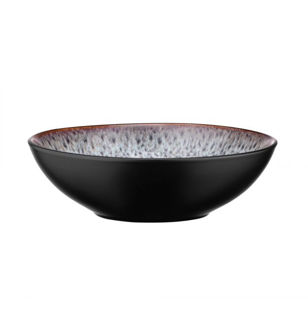 ARDESTO Тарелка суповая Bolzano, 630мл, 18см, керамика, черно-коричневый