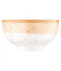 ARDESTO Салатник Siena, 340мл, 11.5см, фарфор, бело-желтый