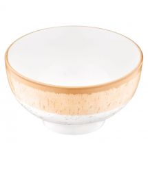 ARDESTO Салатник Siena, 340мл, 11.5см, фарфор, бело-желтый