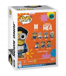 Funko Фигурка Funko POP Rocks: Minions X BTS - Jung Kook