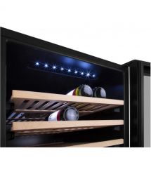 Philco Холодильник для вина, 81.3 х 59.5 х 57, холод.отд.-135л, зон - 2, бут-46, диспл, подсветка, черный