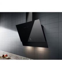 Electrolux Вытяжка наклонная, 60см, 700м куб час, Hob2Hood, черный