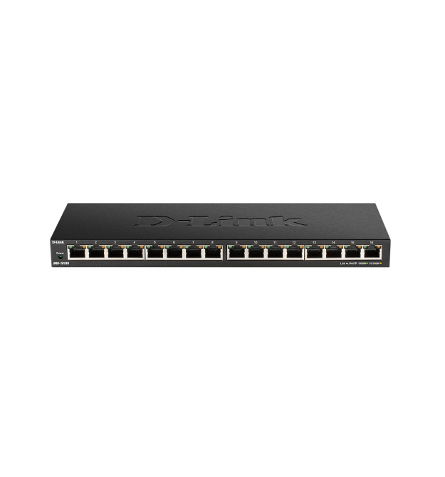 D-Link Коммутатор DGS-1016S 16xGE, Неуправляемый