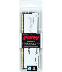 Kingston Память ПК DDR5 16GB 5600 FURY Beast RGB EXPO Белый