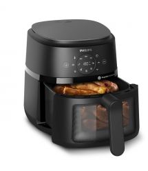 Philips Мультипечь Philips Ovi Series 2000 1500Вт, чаша-4.2л, сенсорное управл., 13 авто. программ, пластик, чорний
