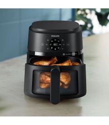 Philips Мультипечь Philips Ovi Series 2000 1500Вт, чаша-4.2л, сенсорное управл., 13 авто. программ, пластик, чорний