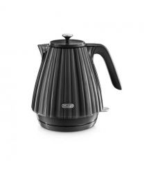 Delonghi Электрочайник Ballerina, 1.7л, Strix, пластик, черный