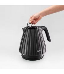 Delonghi Электрочайник Ballerina, 1.7л, Strix, пластик, черный