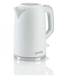 Gorenje Электрочайник 1.7л, Strix-контроль, белый матовый