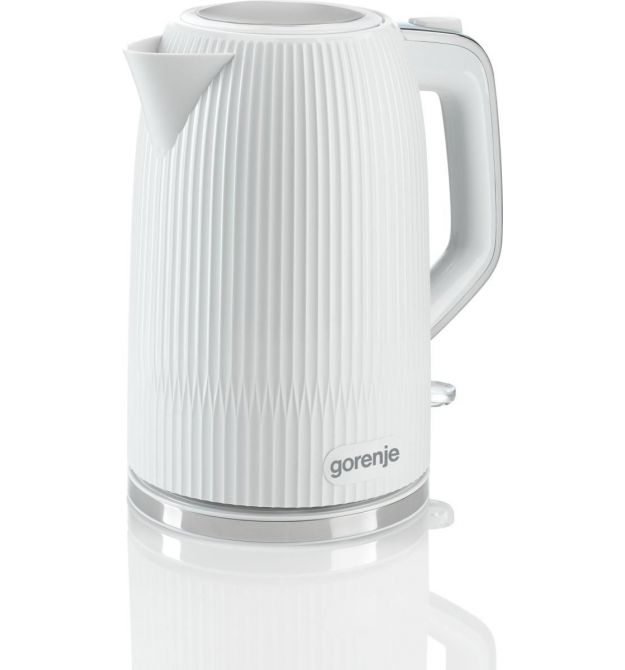 Gorenje Электрочайник 1.7л, Strix-контроль, белый матовый