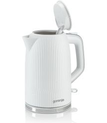 Gorenje Электрочайник 1.7л, Strix-контроль, белый матовый