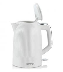 Gorenje Электрочайник 1.7л, Strix-контроль, белый матовый