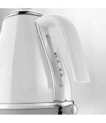 Delonghi Электрочайник Icona Capitals , 1.7л, нержавеющая сталь, белый