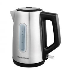Russell Hobbs Электрочайник Heaton, 1.7л, нержавеющая сталь, серебристо-черный